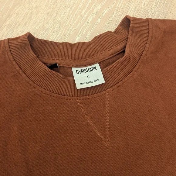 Gymshark Rust Crew Neck Work Out Tee - Picture 2 of 4